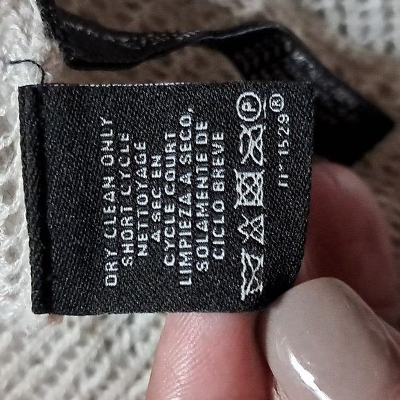 Ralph Lauren Women Black Label Beige Sleeveless Linen/Silk Blend Loose Knit M - Picture 9 of 12